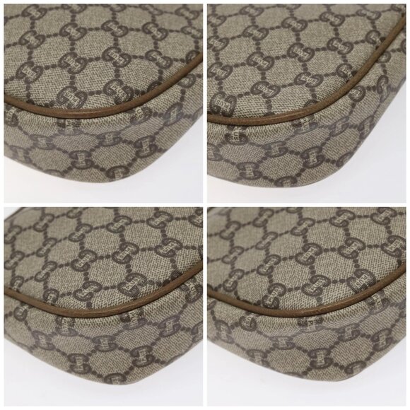GUCCI GG Plus Supreme Shoulder Bag PVC Beige Auth - Picture 16 of 16